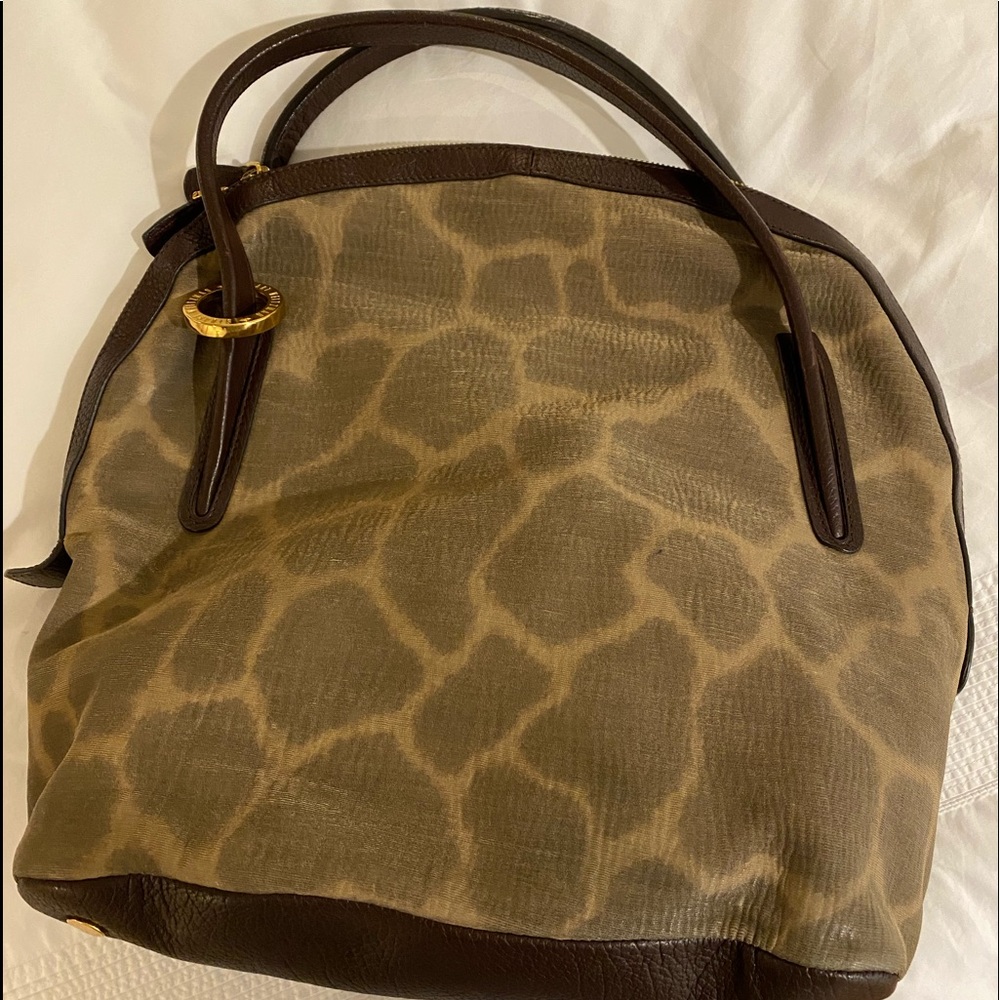 Stuart Weitzman Leather Giraffe Tote